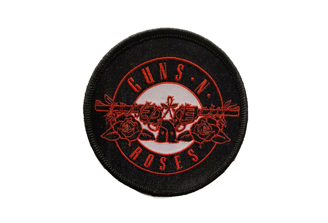 Official Band Merch | Guns N' Roses - Red Circle Logo Woven Patch