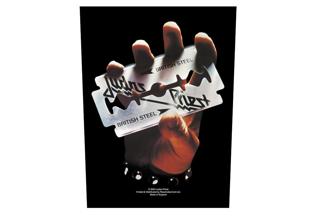 Official Band Merch | Judas Priest - British Steel Printed Back Patch