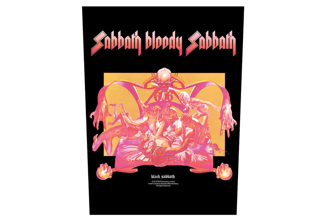 Official Band Merch | Black Sabbath - Sabbath Bloody Sabbath Printed Back Patch