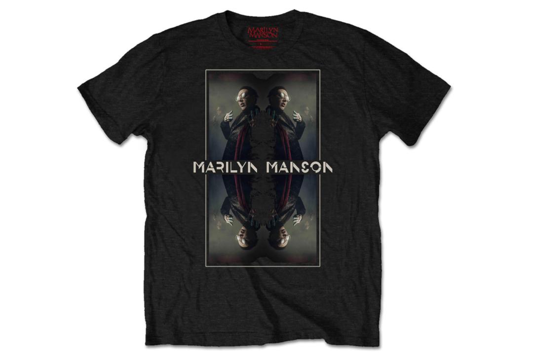 Official Band Merch | Marilyn Manson - Mirrored Official Men's Short Sleeve T-Shirt