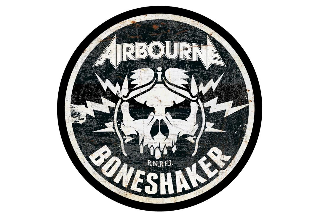 Official Band Merch | Airbourne - Boneshaker Printed Back Patch
