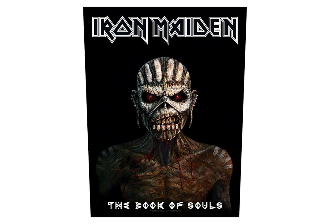 Official Band Merch | Iron Maiden - The Book Of Souls Printed Back Patch