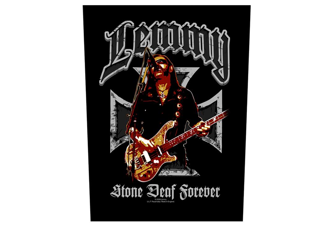 Official Band Merch | Lemmy - Stone Deaf Forever Printed Back Patch