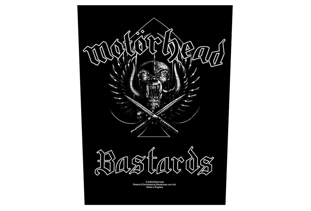 Official Band Merch | Motorhead - Bastards Printed Back Patch