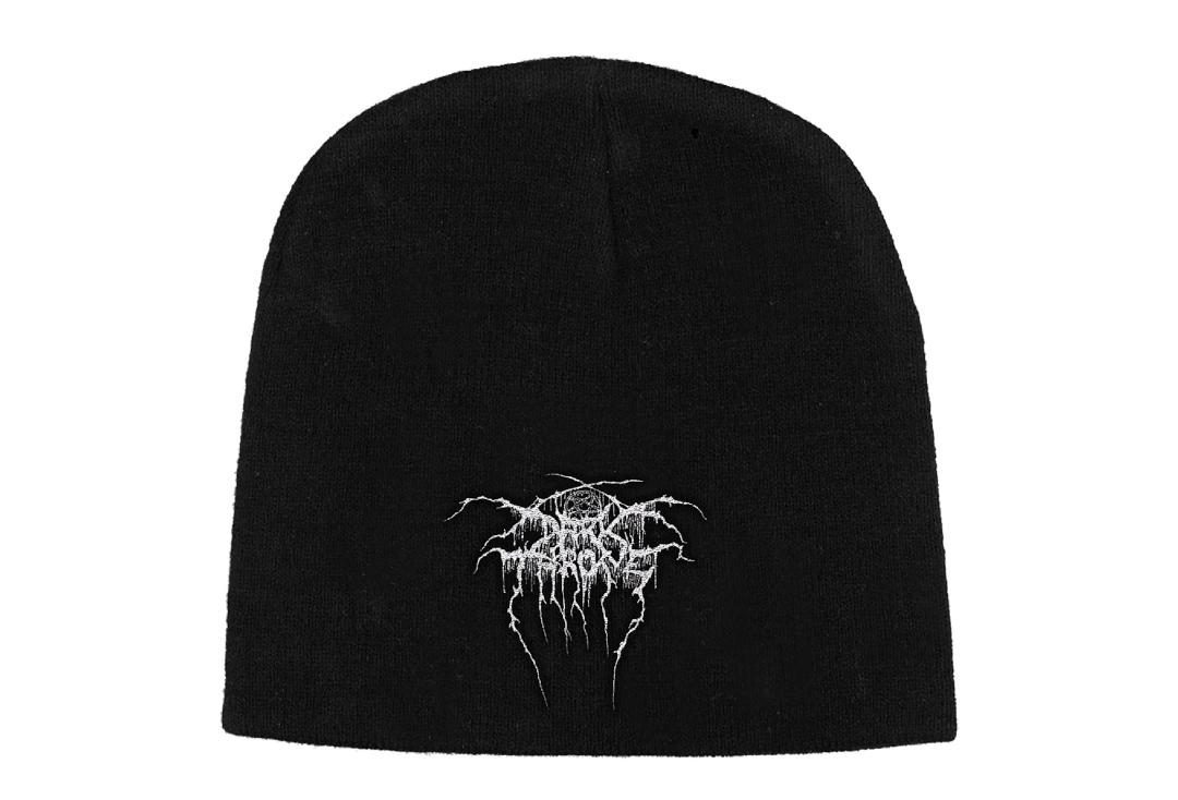 Official Band Merch | Darkthrone - Logo Embroidered Official Knitted Beanie Hat