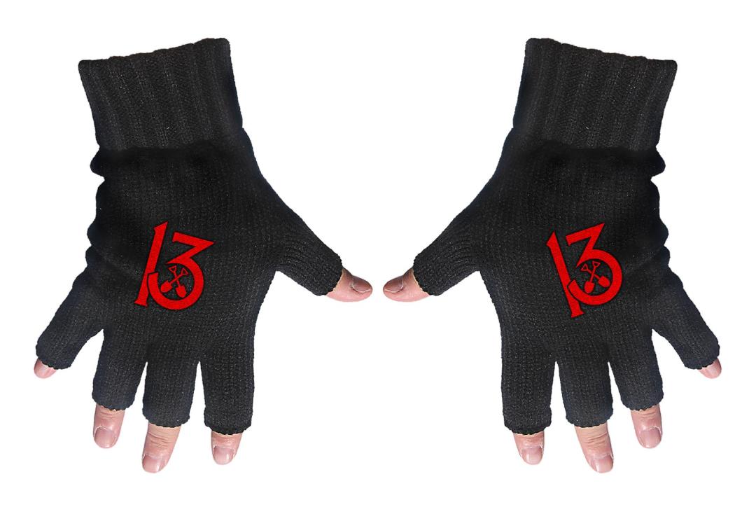 Official Band Merch | Wednesday 13 - 13 Embroidered Knitted Finger-less Gloves