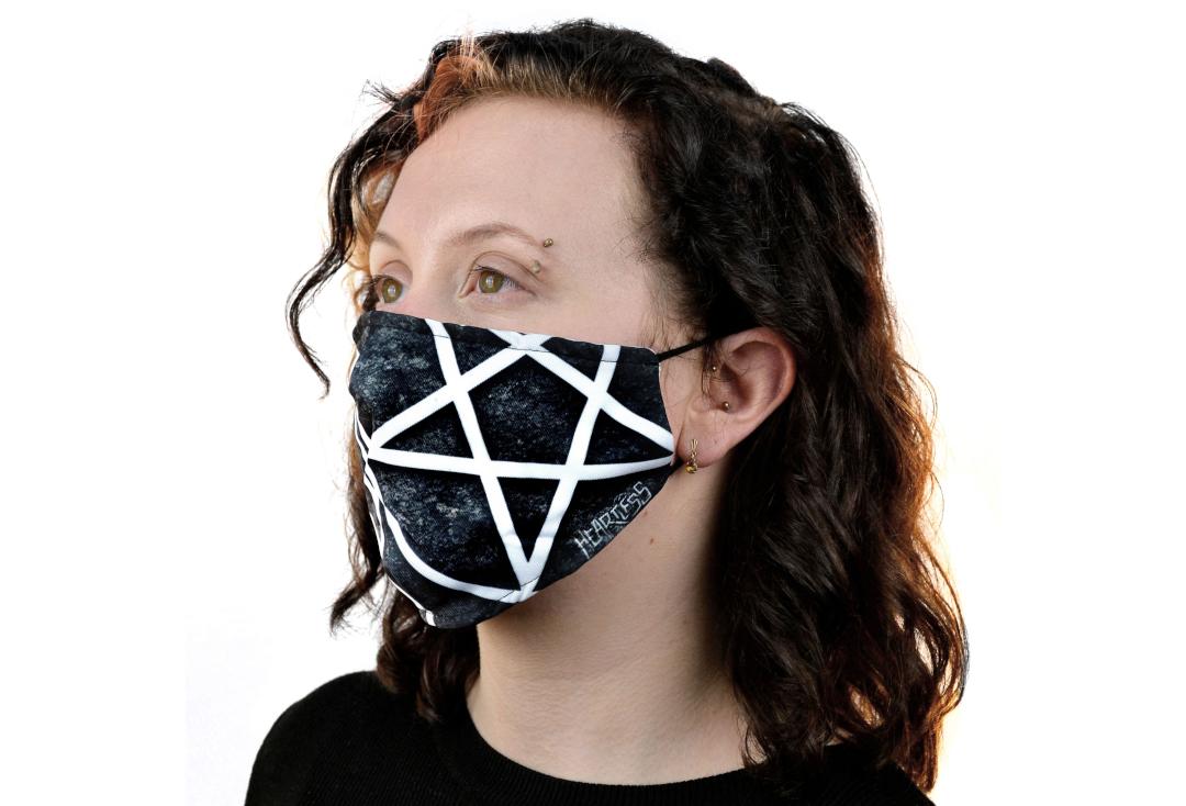 Heartless | Pentagram Face Mask - Side
