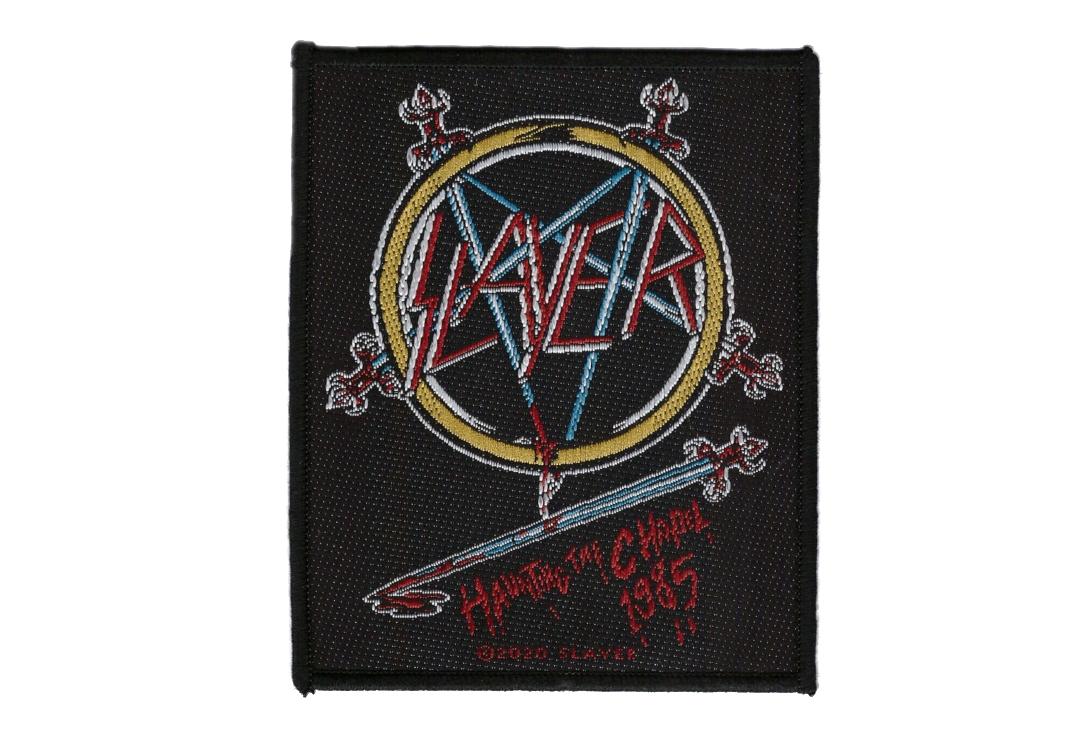 Official Band Merch | Slayer - Haunting The Chapel Woven Patch