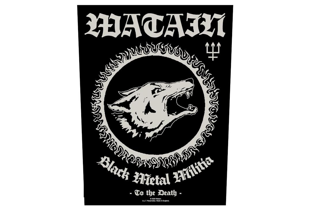Official Band Merch | Watain - Black Metal Milisha Printed Back Patch