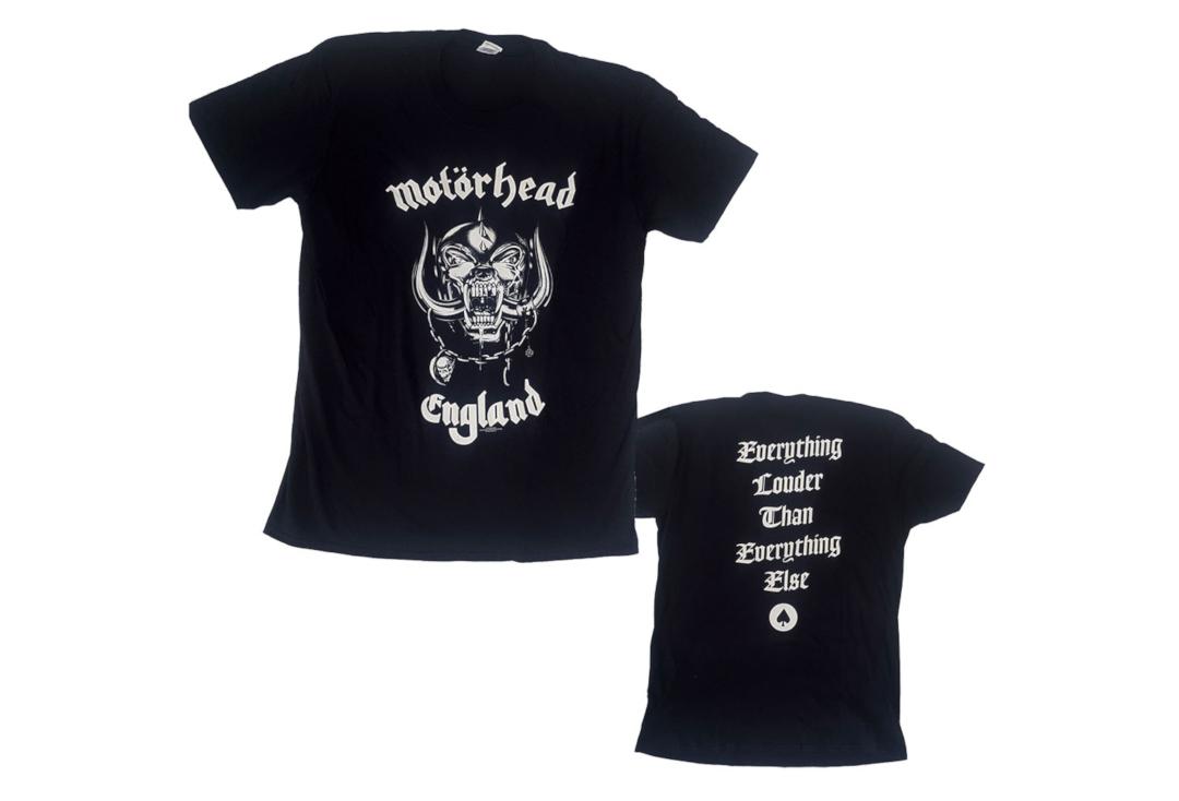 Official Band Merch | Motorhead - England Official Men's Short Sleeve T-Shirt