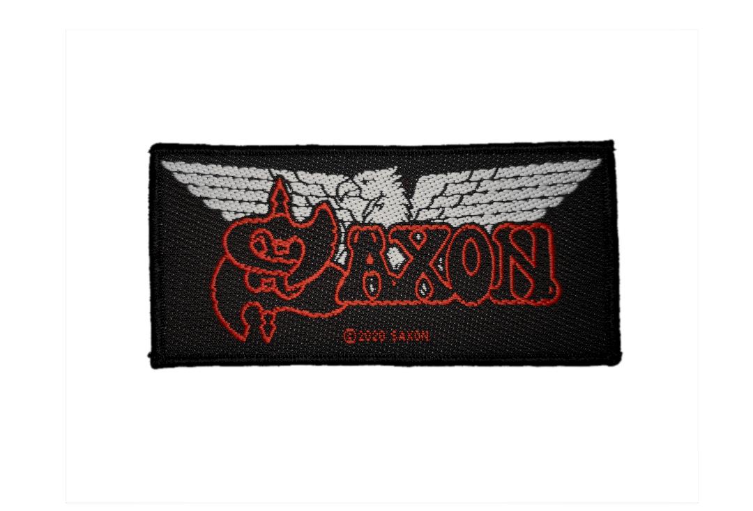 Official Band Merch | Saxon - Eagle Logo Woven Patch