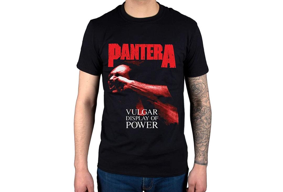 Official Band Merch | Pantera - Vulgar Display Of Power Red Men's Short Sleeve T-Shirt