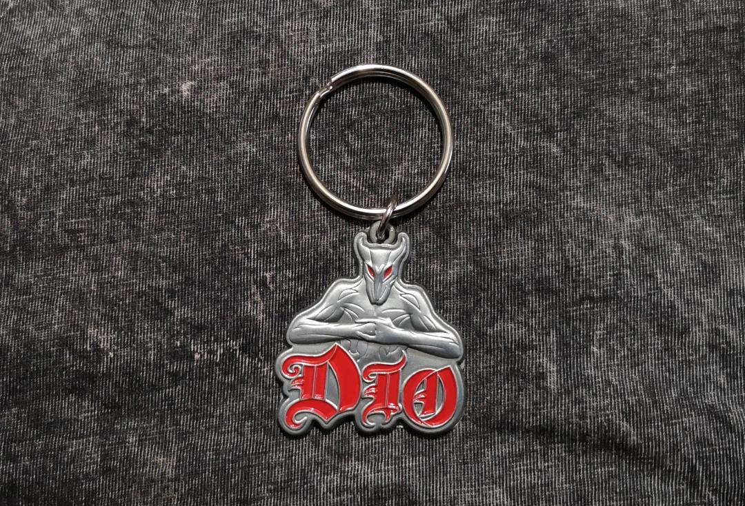 Official Band Merch | Dio - Logo Official Metal Keyring