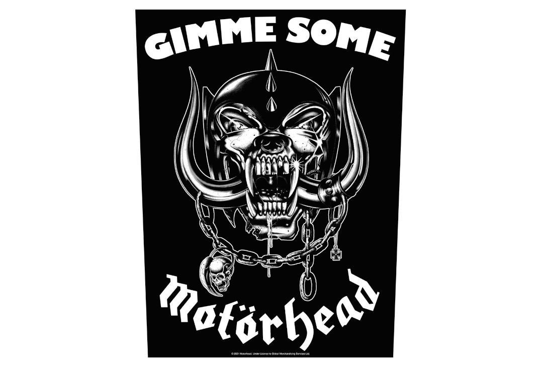 Official Band Merch | Motorhead - Gimme Some Printed Back Patch
