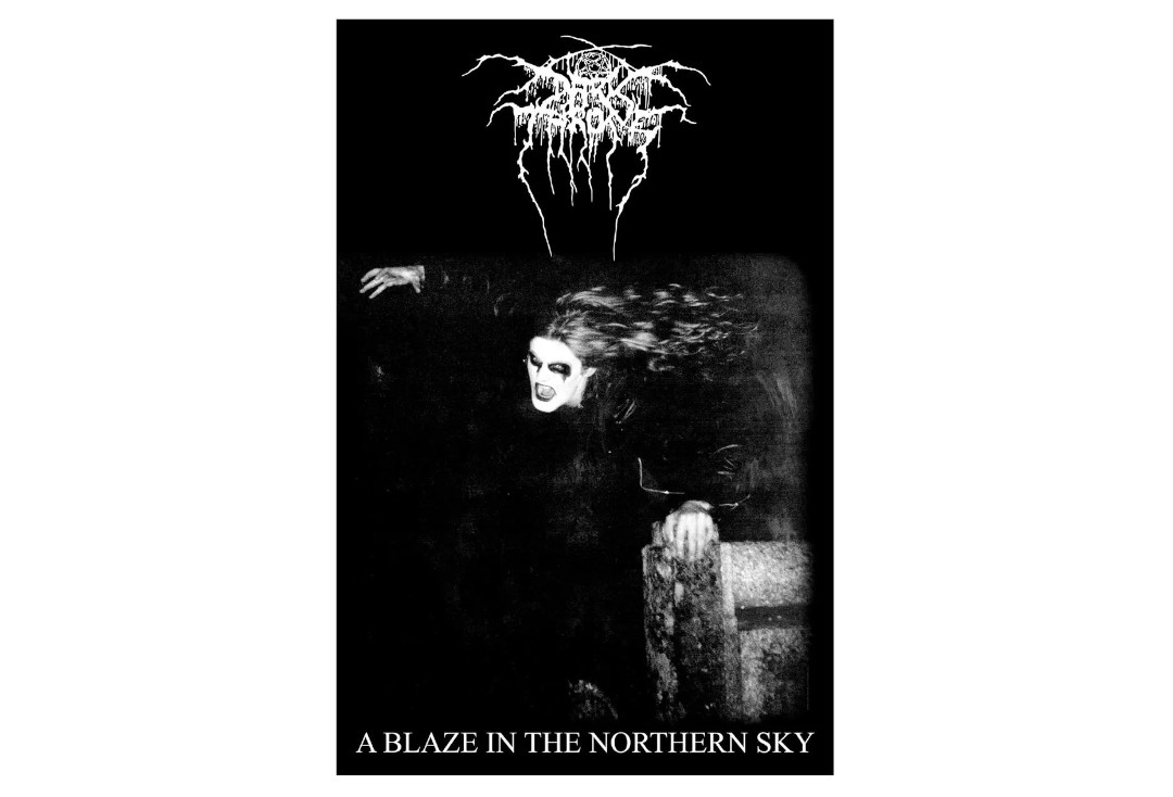 Official Band Merch | Darkthrone – A Blaze In The Northern Sky Printed Textile Poster