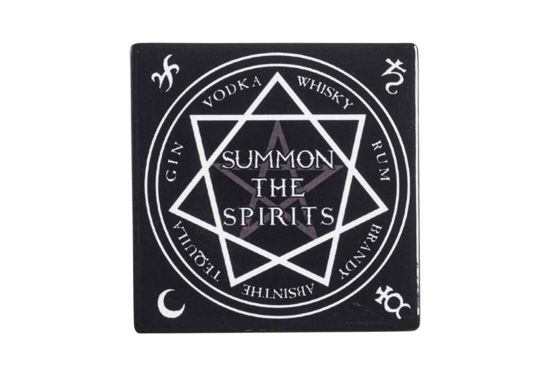Alchemy Gothic | Summon The Spirits Ceramic Coaster - Main