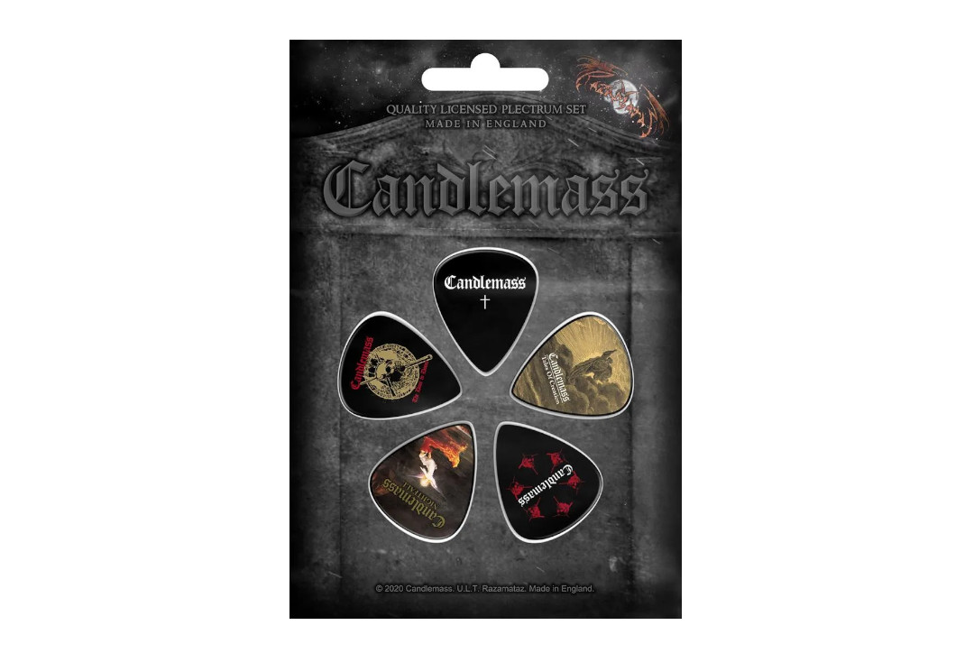 Official Band Merch | Candlemass - Gravestone Official Plectrum Pack