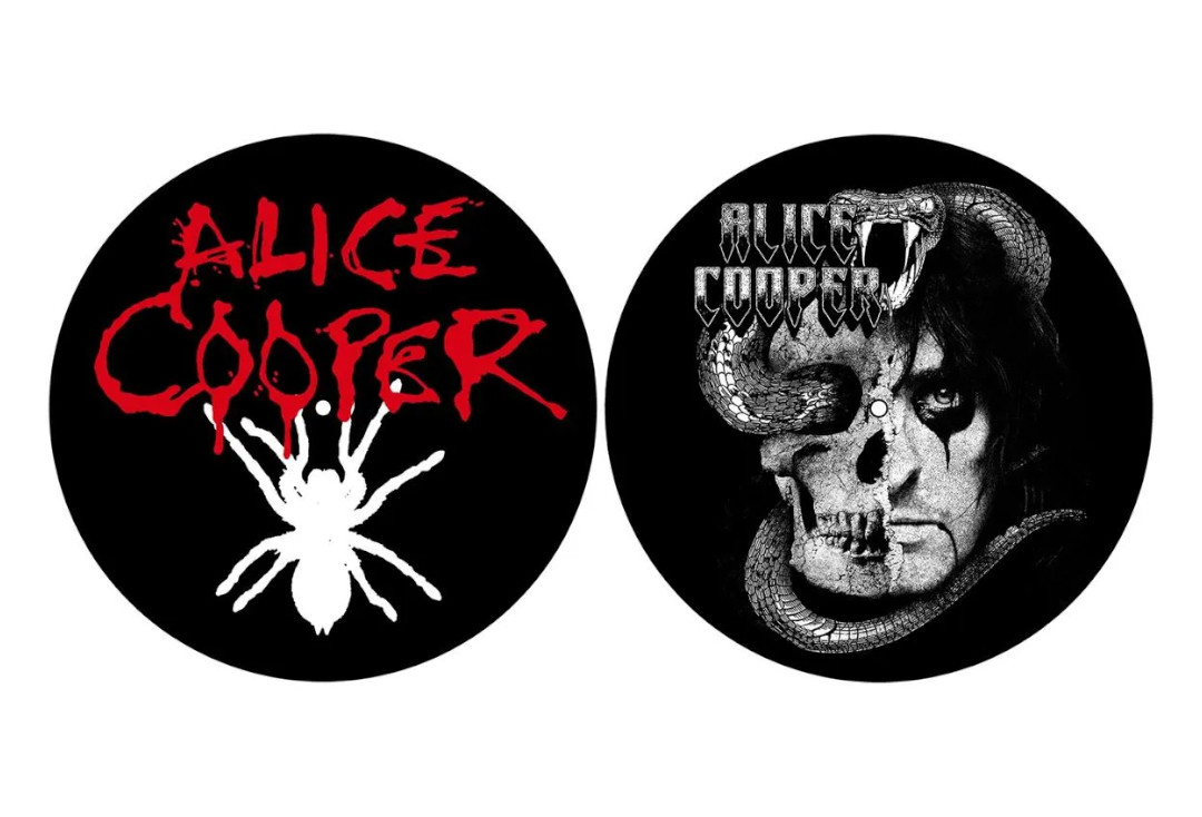 Official Band Merch | Alice Cooper - Spider/Skull Official Slipmat Set