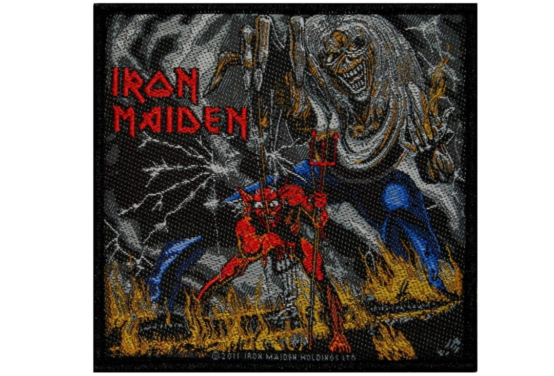 Official Band Merch | Iron Maiden - Number Of The Beast Woven Sew On Patch