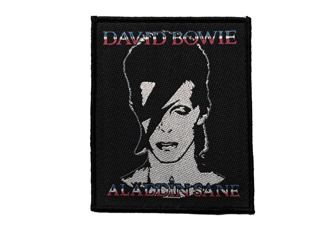 Official Band Merch | David Bowie - Aladdin Sane Woven Patch