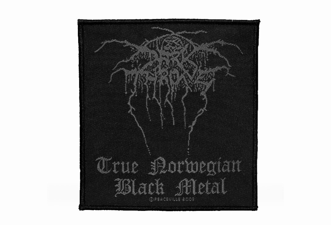 Official Band Merch | Darkthrone - True Norwegian Black Metal Woven Patch