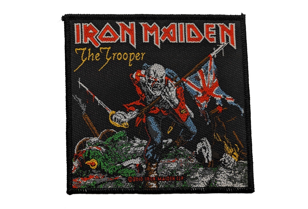 Official Band Merch | Iron Maiden - The Trooper Woven Patch