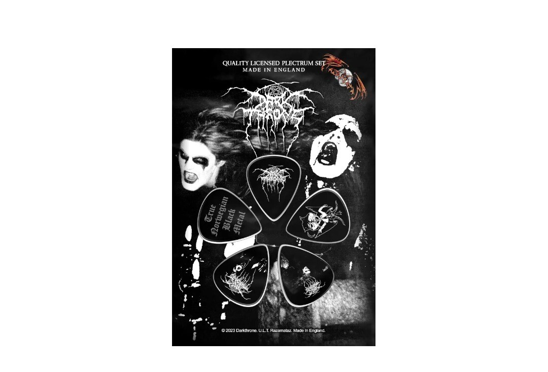 Official Band Merch | Darkthrone - True Norwegian Black Metal Official Plectrum Pack