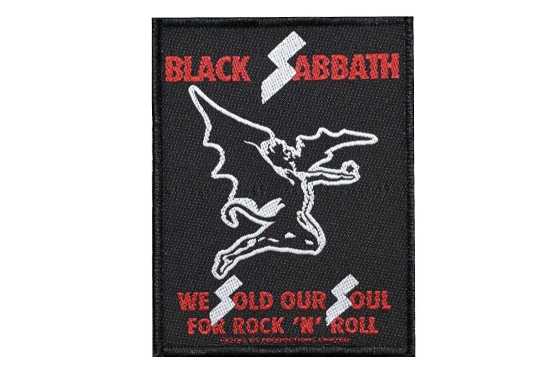 Official Band Merch | Black Sabbath - We Sold Our Souls Woven Sew On Patch