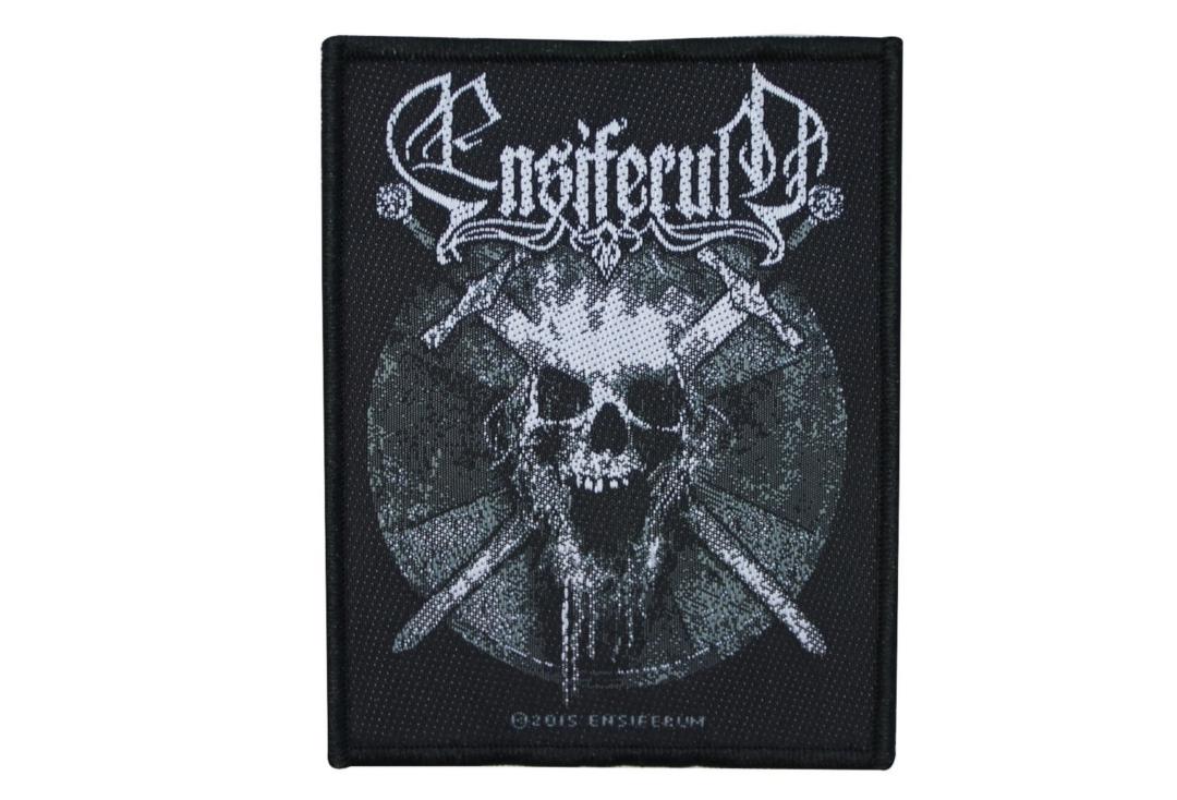 Official Band Merch | Ensiferum - Skull Woven Patch