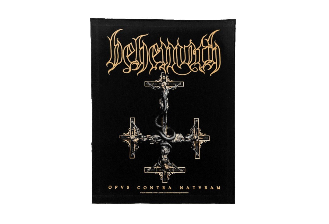 Official Band Merch | Behemoth - Opvs Contra Natvram Printed Back Patch