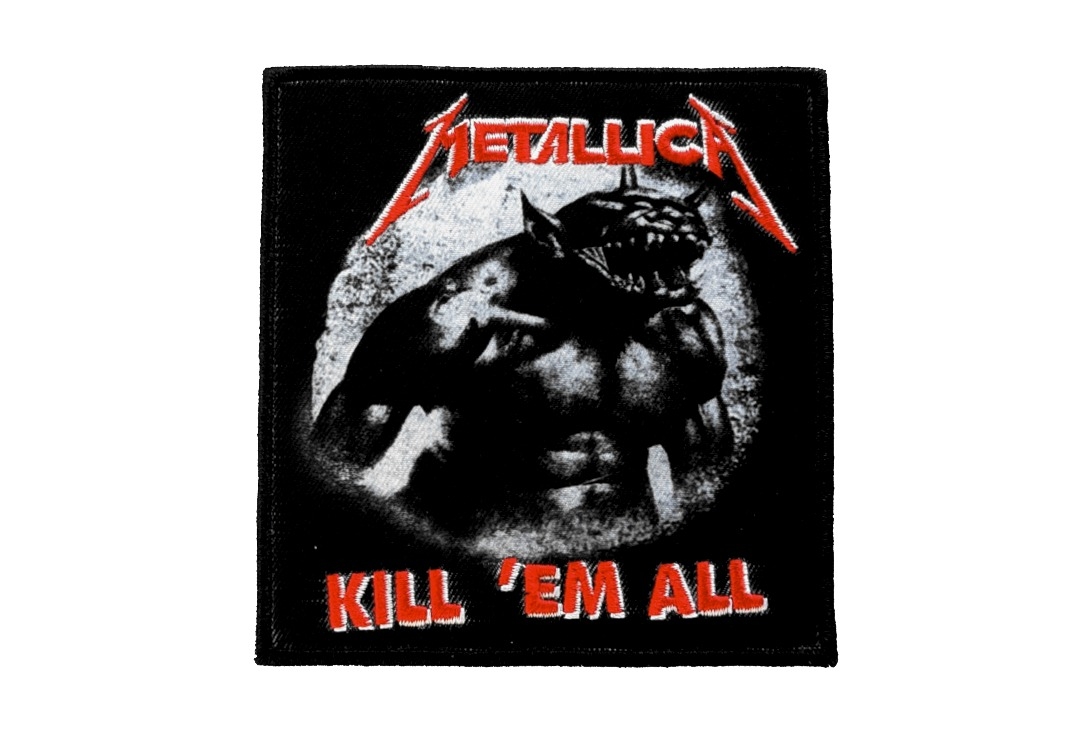 Metallica - Kill 'Em All/Jump In The Fire Iron On Printed & Embroidered Patch