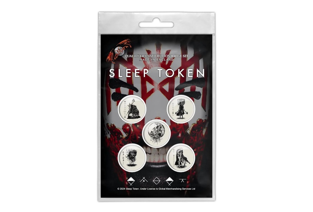 Sleep Token - Vessel Official Button Badge Pack