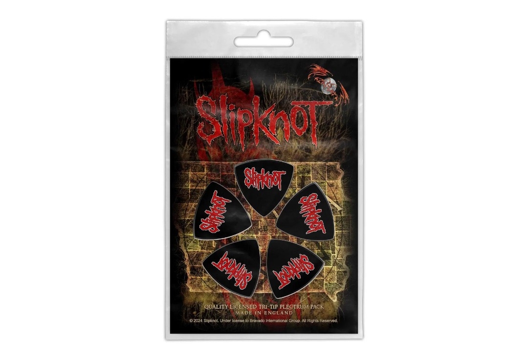 Slipknot - Logo Official Tri-Tip Plectrum Pack
