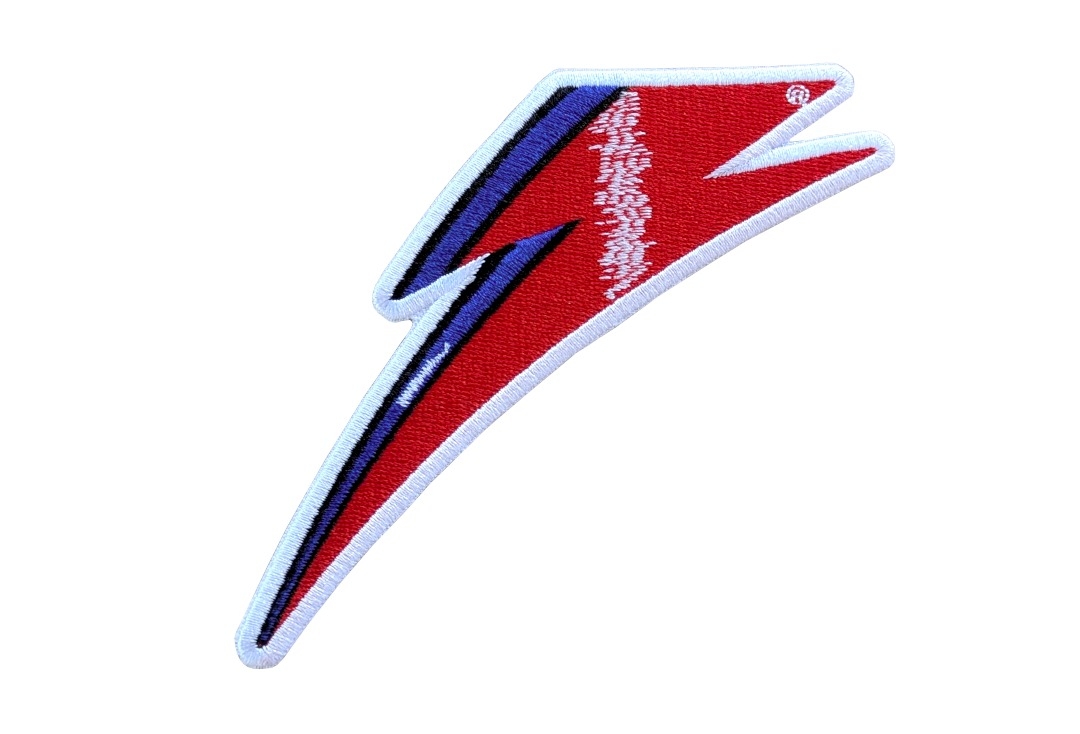 David Bowie - Cut Out Flash Iron On Embroidered Patch