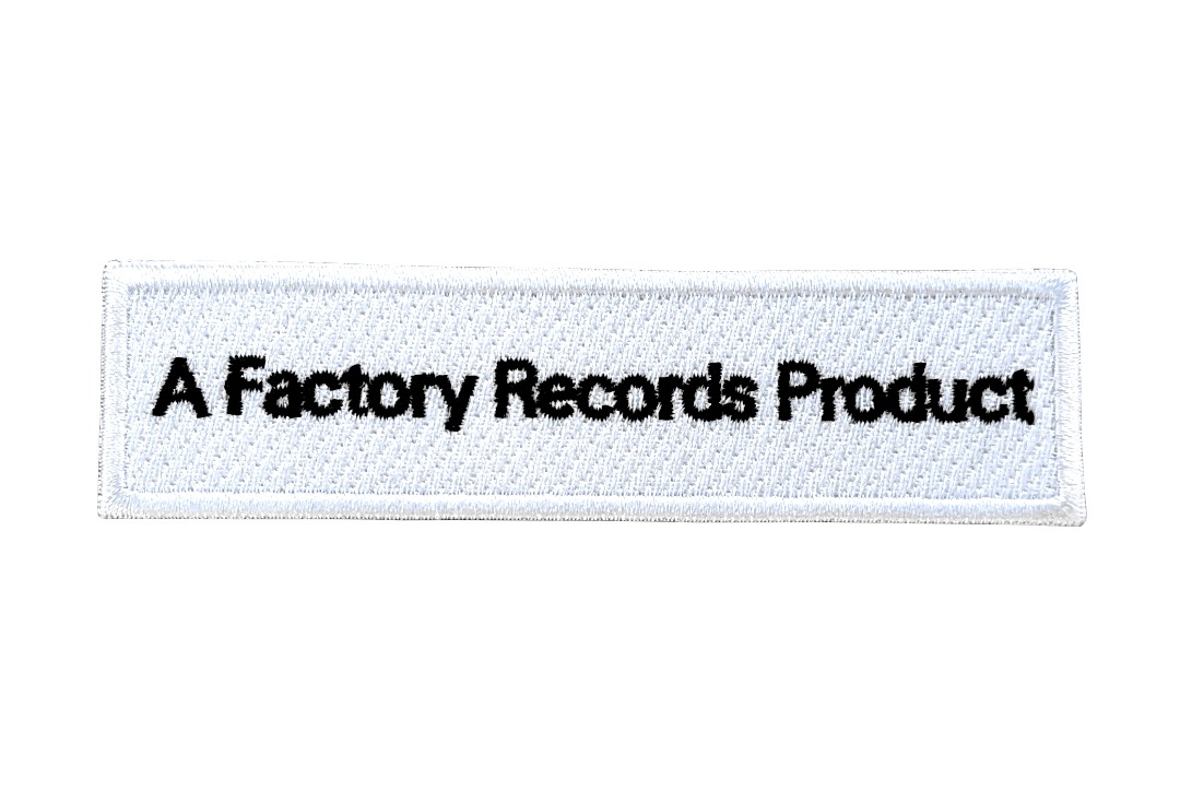 Joy Division - Factory Records Iron On Embroidered Patch