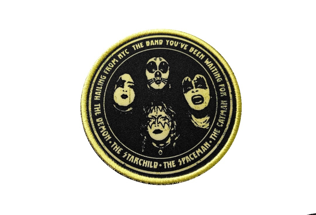 Kiss - Hailing From NYC Sew On Printed Patch
