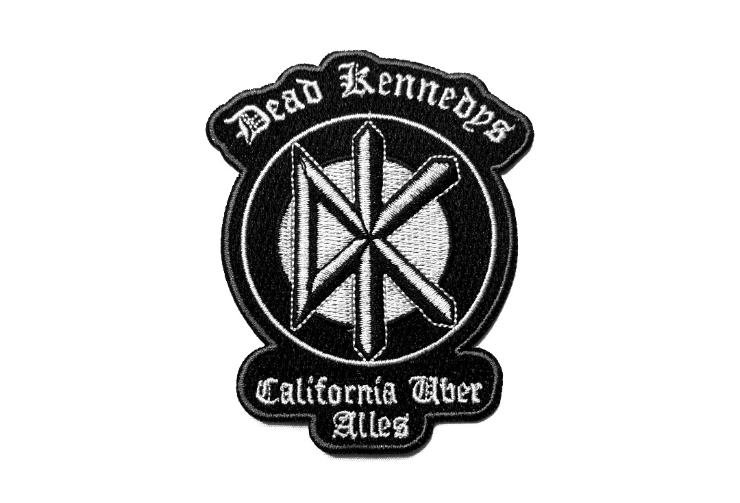 Dead Kennedys - Black & White California Uber Alles Iron On Embroidered Patch