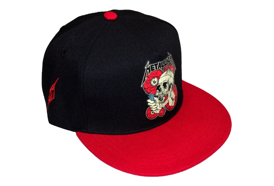 Metallica - The Shortest Straw Red Eyes Official Snapback Cap - Front