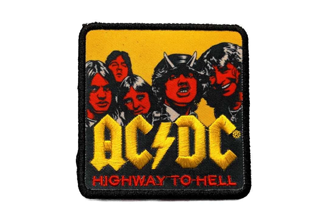 AC/DC - Alt Colour Highway To Hell Sew On Printed & Embroidered Patch