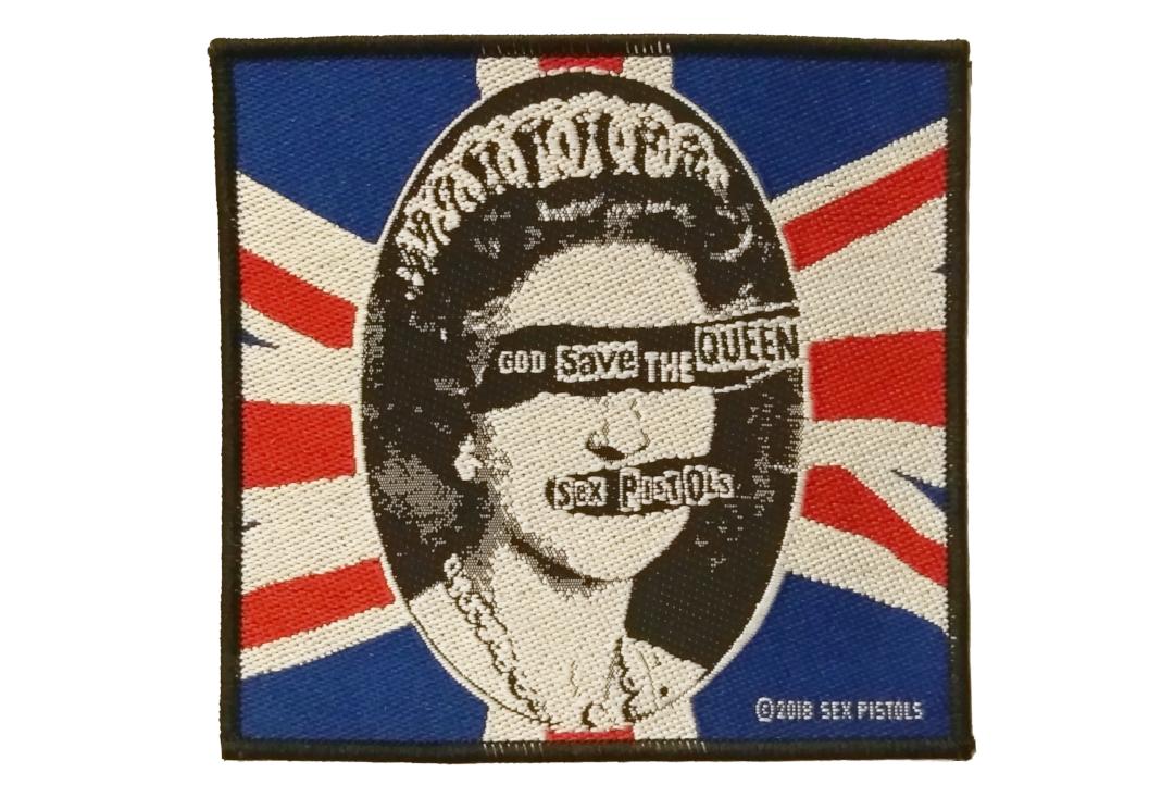 Official Band Merch | Sex Pistols - God Save The Queen Woven Patch