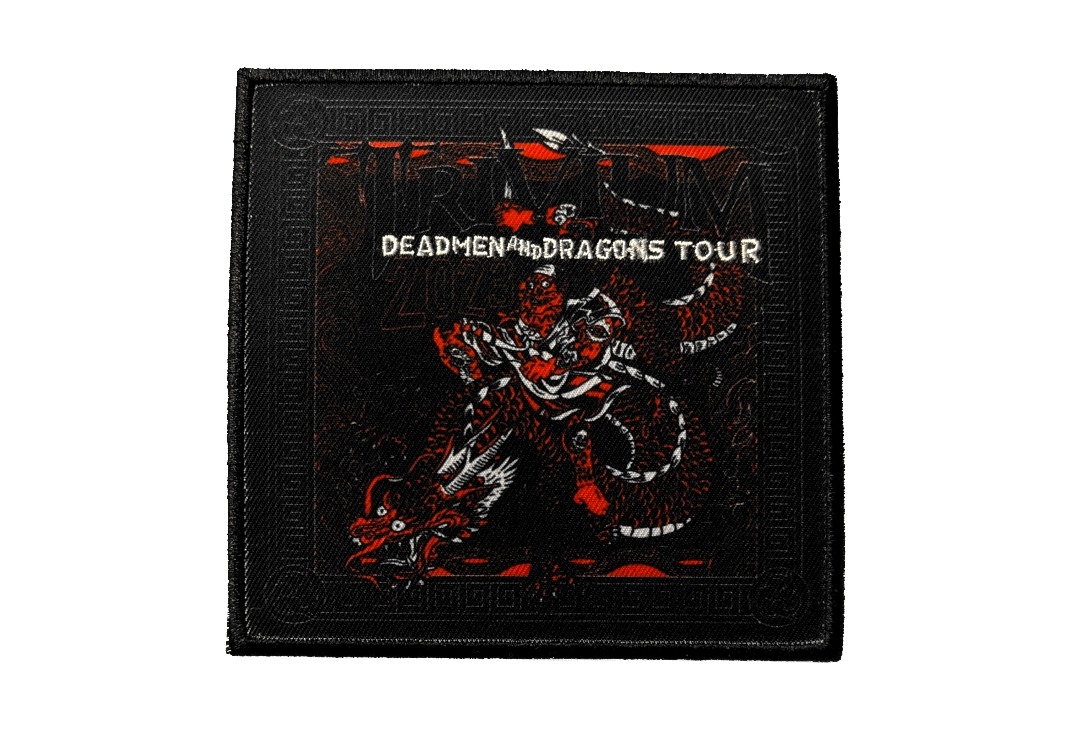 Trivium - Deadmen And Dragons Tour 23 Iron On Printed & Embroidered Patch