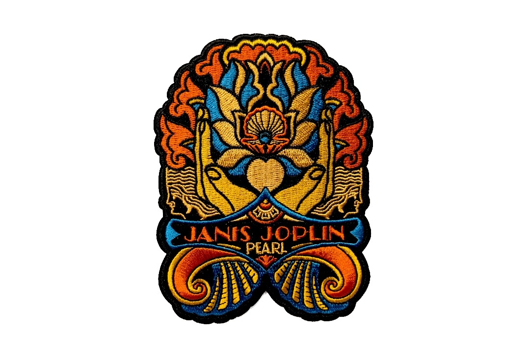 Janis Joplin - Pearl Nouveau Iron On Embroidered Patch