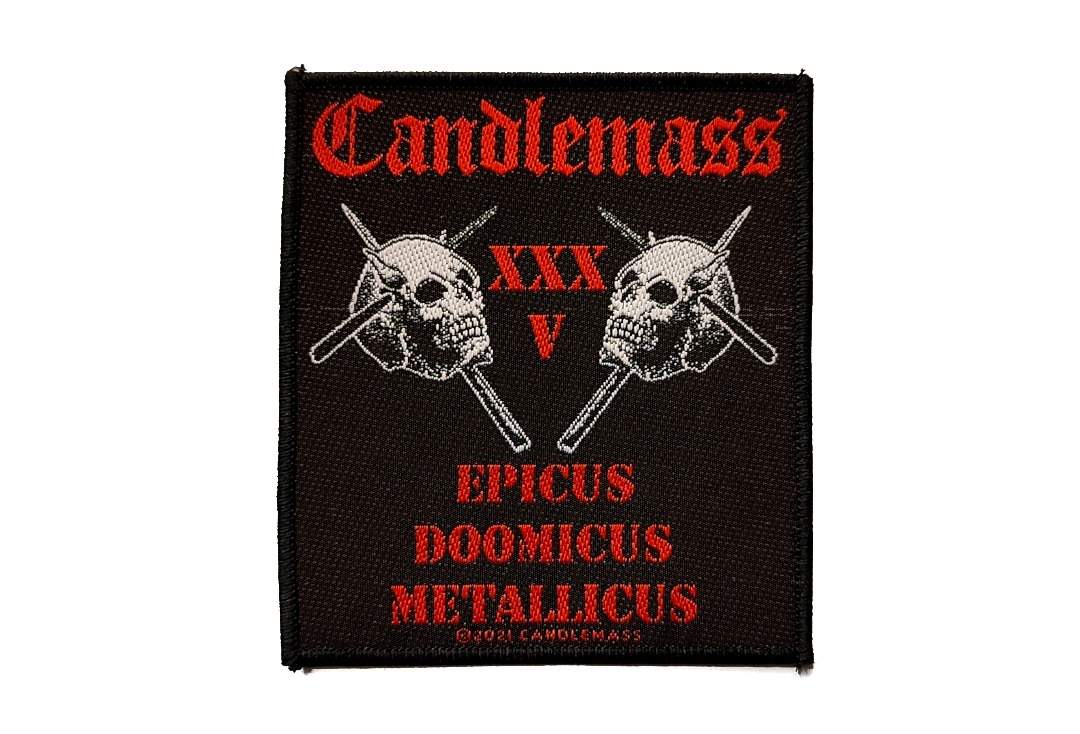 Candlemass - Epicus 35th Anniversary Sew On Woven Patch