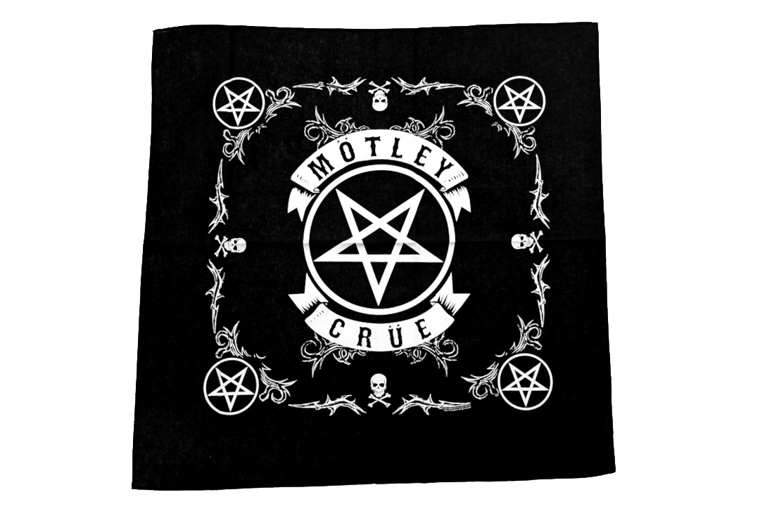 Motley Crue - Pentagram Official Bandana