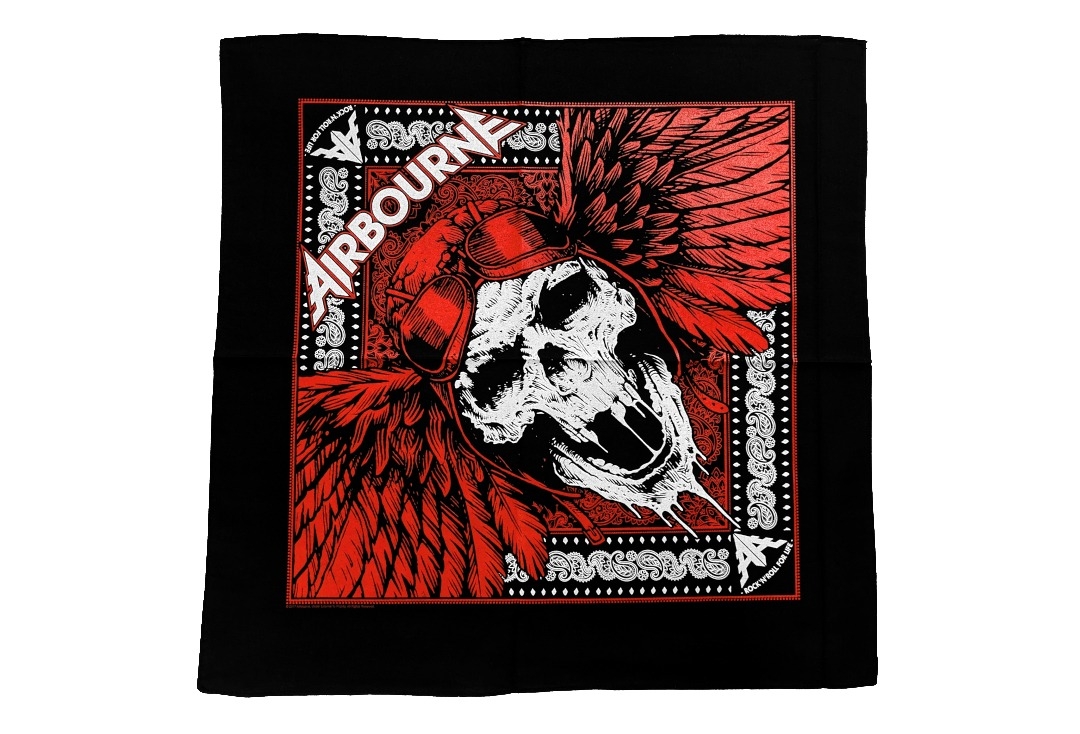 Airbourne - Red Skull Official Bandana