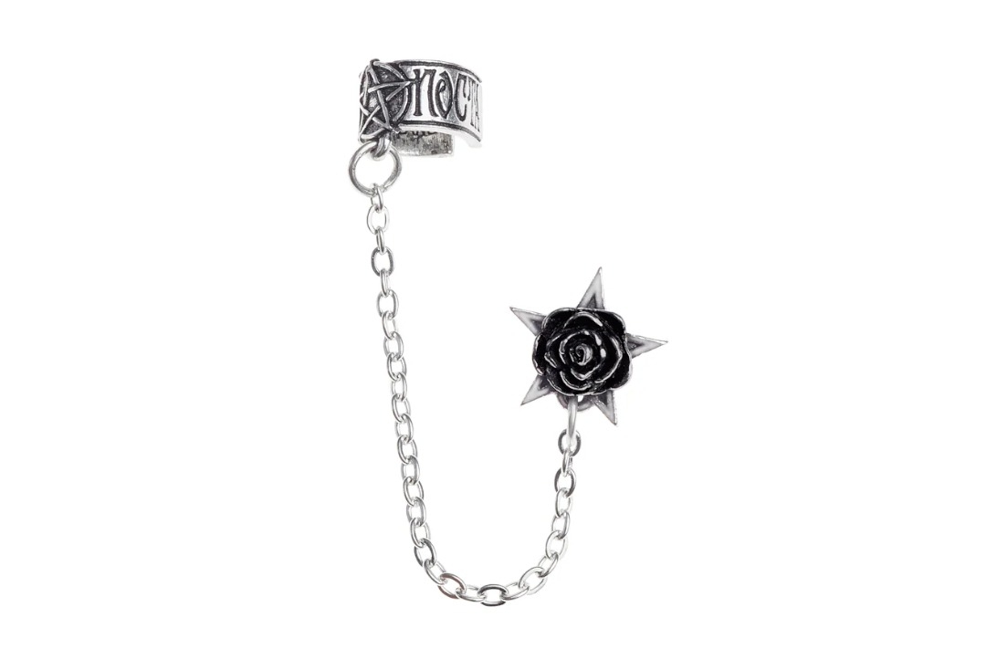 Rosa Nocta Alchemy Gothic Ear Cuff & Stud - Main