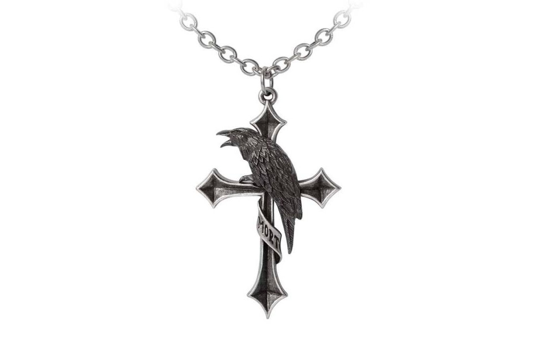 Crux Corvis Alchemy Gothic Pendant