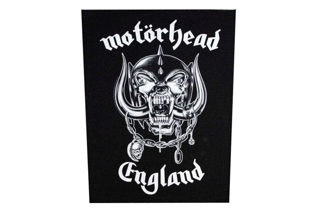 Official Band Merch | Motorhead - England Printed Back Patch
