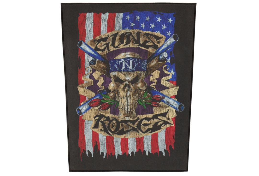 Official Band Merch | Guns N' Roses - Flag Printed Back Patch