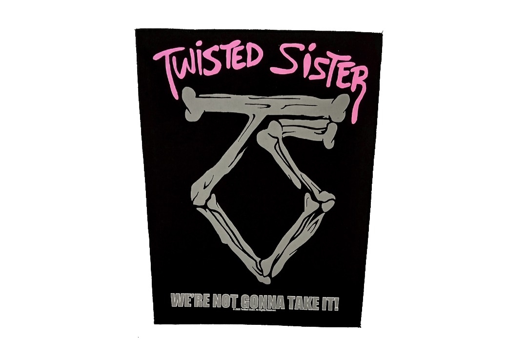 Twisted Sister - We're Not Gonna Take It Printed Back Patch - Main